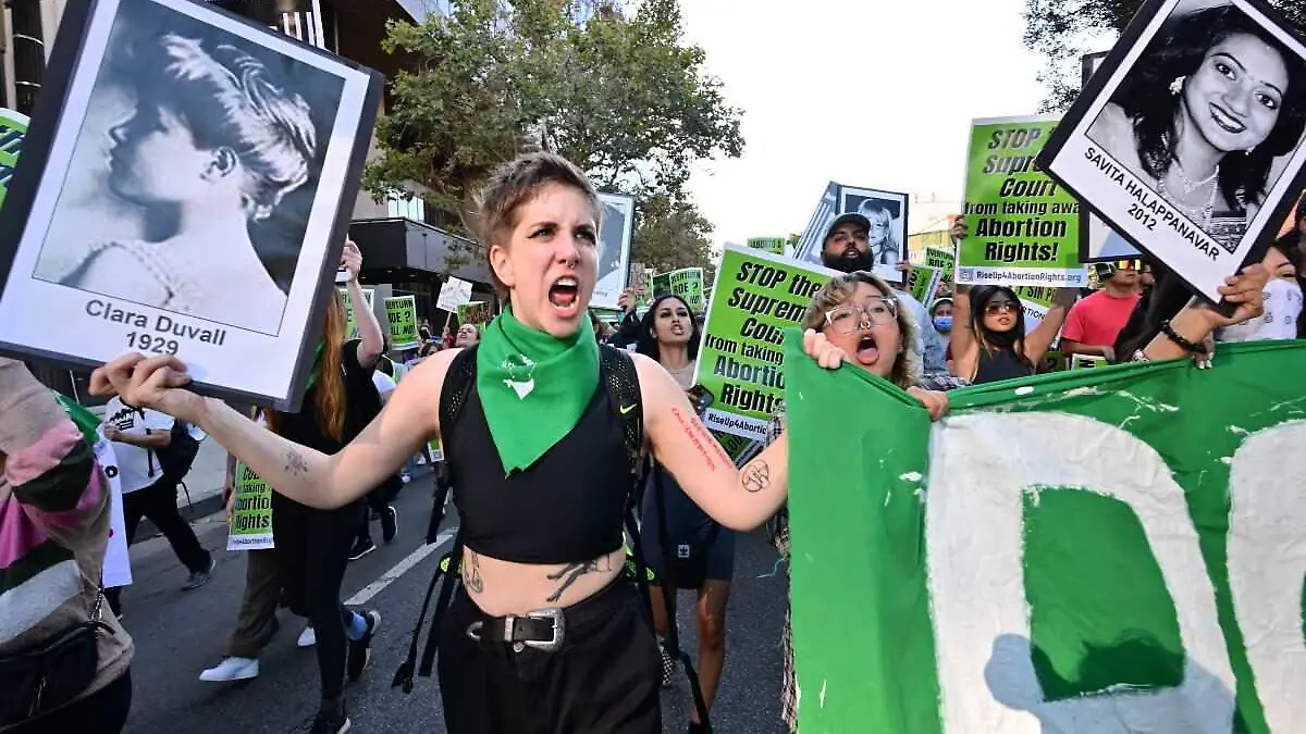 Protestas en EU por anulacion al derecho del aborto